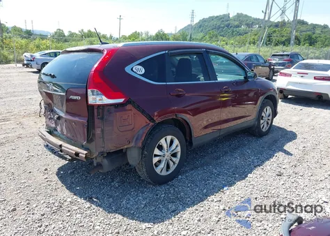 2014 Honda Cr-V Ex-L z USA, uszkodzony, nr VIN 5J6RM4H75EL009622